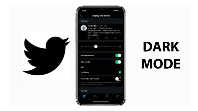 Twitter 开启暗黑模式